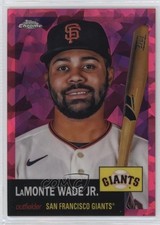 2022 Chrome Platinum Anniversary Fuchsia Atomic Refractor LaMonte Wade Jr 16o7