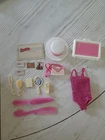 Vtg 80s Barbie Day-to-Night Accessories Hat Bodysuit (16 Piece Lot)