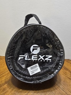 Flexz Fitness Lever Weight Lifting Leather Belt Powerlifting Gym SMALL BLACK
