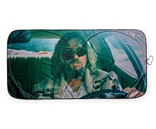 The Big Lebowski The Dude Driving Sunshade for Windshield Foldable Sun Visor