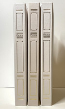 Pioneer Le Memo Photo Album 4x6 Flip Pocket 100 Photos Set of 3 Antique White