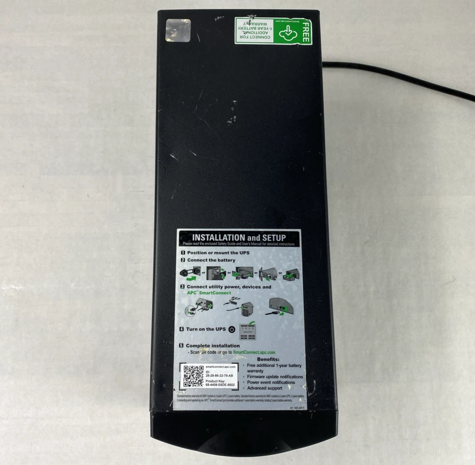 APC Smart-UPS 1500C SMT1500C Uninterruptible Power Supply No Battery Tested - Image 4 of 4