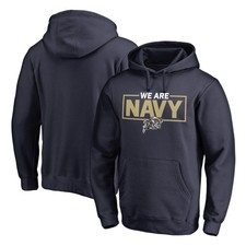Men's Navy Navy Midshipmen We Are Icon Pullover Hoodie