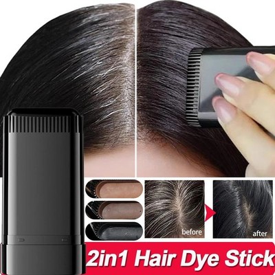 Kamm Haarfärbemittel 2 in 1 Langanhaltendes Haar Tragbare Färbürste Friseurstab