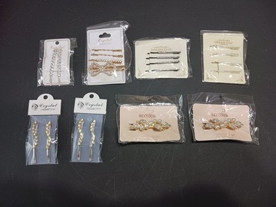 Dream Plus Crystal Collection 20 Piece Hair Accessory Lot Rhinestones 