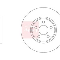 Apec Bremsscheibe DSK3317