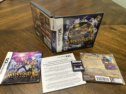Golden Sun: Dark Dawn (Nintendo DS, 2010) Complete w/Manual - Tested - Authentic