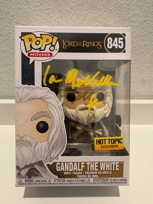 Funko-Gandalf the White #845-Ian McKellen Autographed-COA Beckett Witnessed