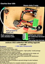 Jackson JS22 Solderless Wiring Upgrade + Coil Split & Bourns & Pure Tone Jack!