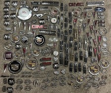 Huge Mixed Impala Lincoln Pontiac Cadillac Buick Chrysler Dodge Etc Emblems Set Huge Mixed Impala Lincoln Pontiac Cadillac Buick Chrysler Dodge Etc Emblems Set