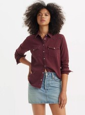 Levi's Women's Long Sleeve Ultimate Western Button-Down Shirt Nwt 2X 69