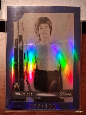 2024 Keepsake Edition Bruce Lee dont think-feel blue refractor 77/100
