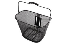 Fahrrad Lenker Korb vorn Klicksystem Einkaufskorb abnehmbar schwarz basket