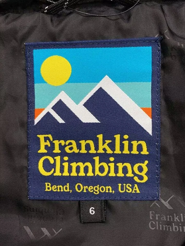 Chaqueta de escalada Franklin 6 nailon negra FC20702A Foto 3 de 4
