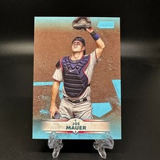 2025 Topps Stadium Club Joe Mauer Light Blue #177 Twins