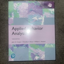 Applied Behavior Analysis 3rd Edition John Cooper Timothy Heron William Heward