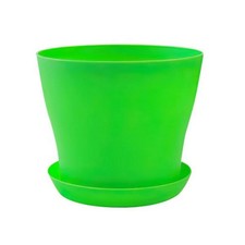Plant Pots Flower Planter 9 Colours  Matt Plastic Pot Saucer Tray Decor Desktop
