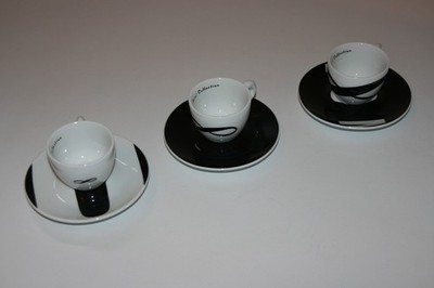 Rosenthal Amici Collection Espresso Set x 3 2003 6tlg wNEU