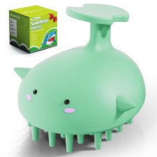 Scalp Scrubber Shampoo Brush, Wet  Dry Silicone Scalp Massager Brushes