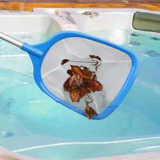 Hot Tub Skimmer Spa Net with 12'' Aluminum Pole Ultra Fine Mesh Net Leaf Skimmer
