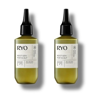 Ryo root gen scalp essence 80ml x 2 Korean hair care set K-Beauty