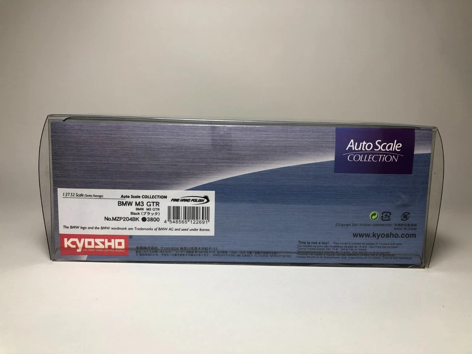 KYOSHO Mini-Z Body BMW M3 GTR Black MZP204BK - Image 4 of 4
