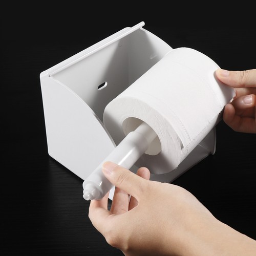Spring-loaded Toilet Tissue Holder Bathroom Roller Paper Replacement - Bild 2 von 10