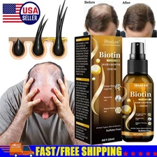 Biotin Hair Growth Spray Anti Hair Loss Fast Regrowth Scalp Treatment Serum US
