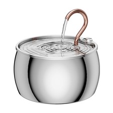 WEPOIU 2.5L/84oz Gooseneck Kitty Spout Cat Water Fountain Stainless Steel