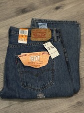 Levis Mens 501 36x34 Button Fly Classic Jeans NWT