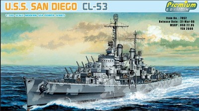 DRAGON SCALE DIVERSE KIT US SCHIFF SAN DIEGO CL 53 MODELLAUTO MODELLAUTO