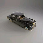 Vintage 12" Bandai Tin Litho Rolls Royce Silver Cloud Hardtop Friction Car