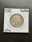 1925 P Buffalo Nickel VF Very Fine Better Date US 5c Type Coin (Raw19089)