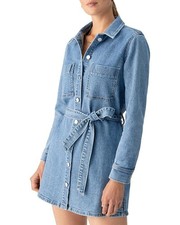 Utility Shirt Dress in Solar Flare Denim by Sanctuary Clothing