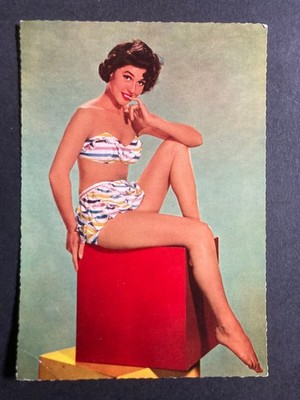 Schauspielerin Maggie Pierce Vintage Postkarte Q5