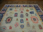 Turkish Oushak Rug, Oushak Multicolore Handmade Bohemian Rug 9x12 Ft — photo 10
