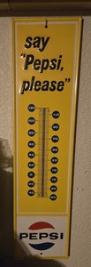 Pepsi Cola Vintage Thermometer