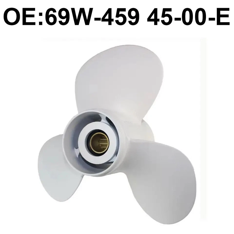 Stainless Steel 11 18 x 13 Pitch Propeller with 13 Teeth for 40 60HP Outboard - Image 3 of 4
