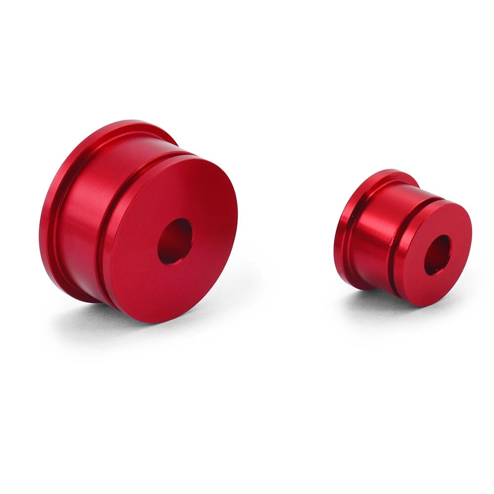 For 02-06 RSX CIVIC SI 06 EP3 02-05 Billet Aluminum Shifter Cable Bushings Red