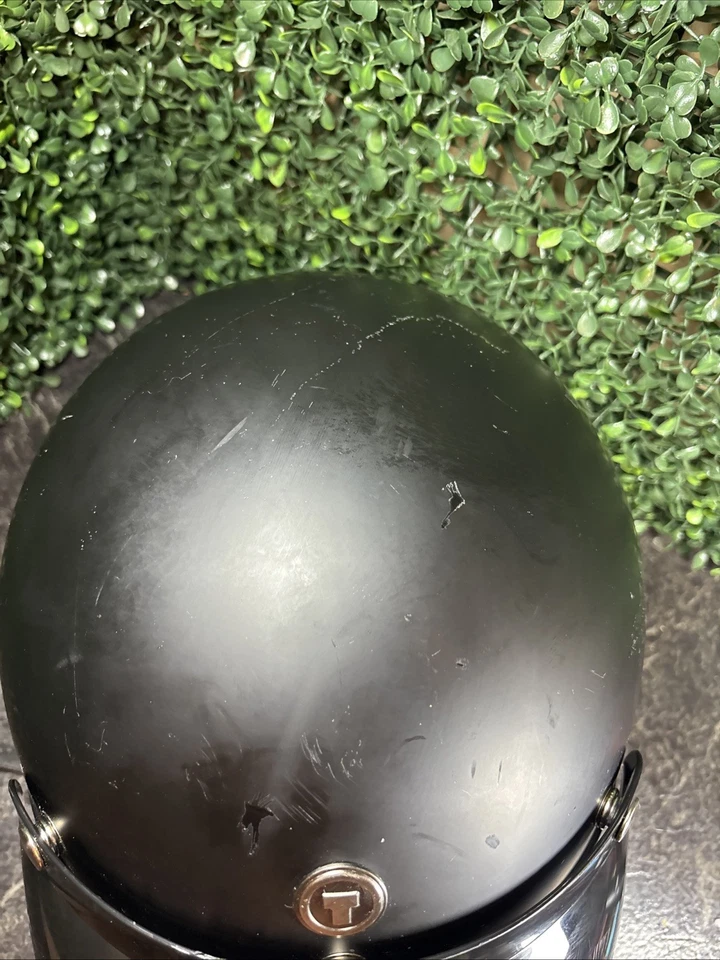 TORC T-50C Motorcycle Helmet Black XL 61-62cm DOT FMVSS No 218 Certified 2016 - Image 3 of 4