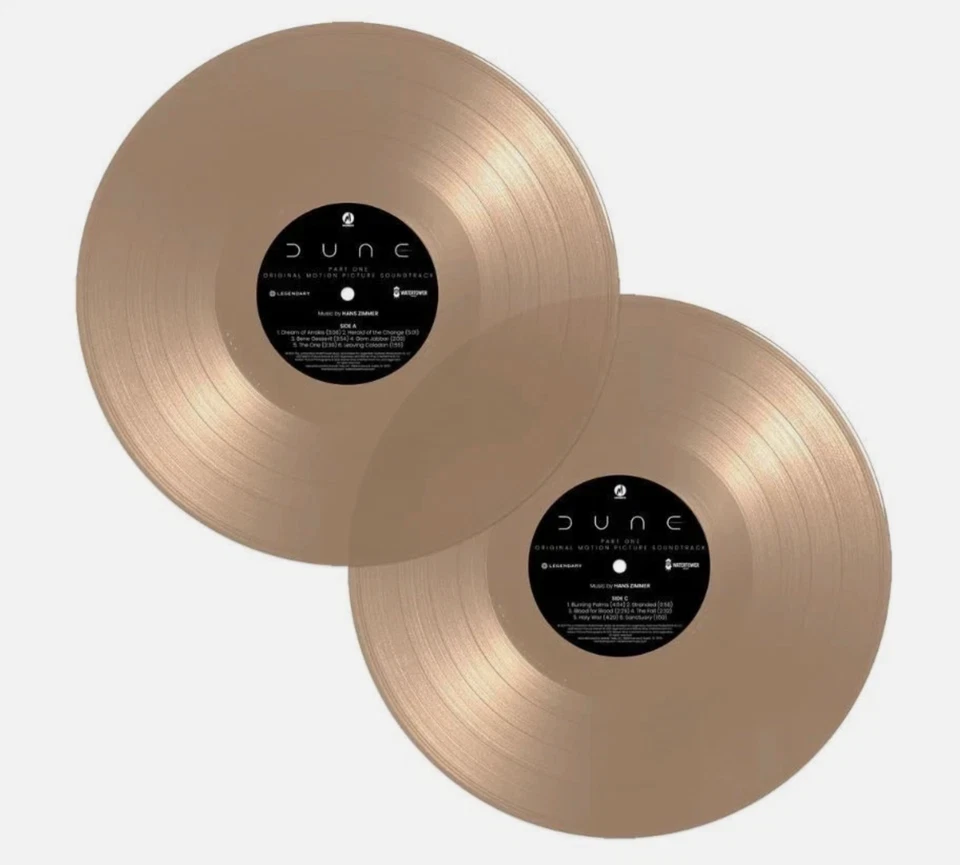 DUNE Original Vinyl Record Soundtrack 2xLP - Sands of Arrakis Variant MONDO NEW - Image 2 of 4