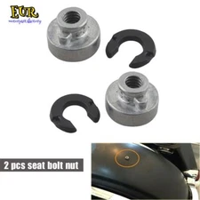 2 Fender Seat Nut kits Fit For Harley Davidson Seat Bolt Replaces 59768-97 Hot