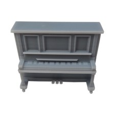 1x 3D printed VINTAGE UPRIGHT PIANO 1:43,O Interior Model Railway Diorama Scener