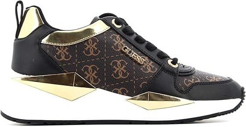 GUESS Women's Black Sneaker Trainers lyfal12 - Picture 4 of 4