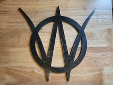 Willys Overland Logo 316 Plasma Cut Metal Tailgate Emblem