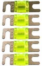 IMC Audio 100 Amp Mini ANL Fuse Gold for Car Audio Auto Marine Audio 5 Pack