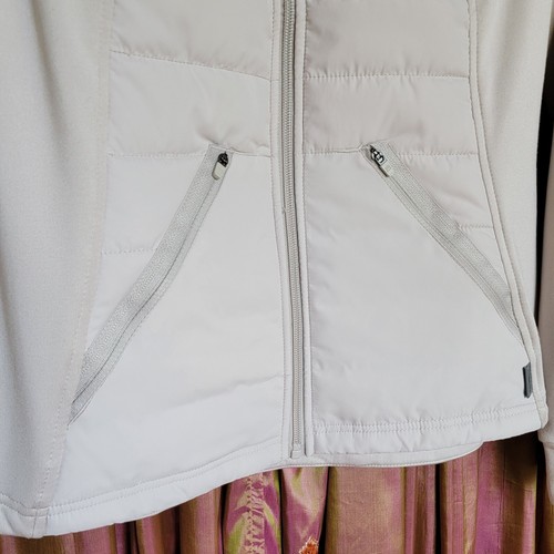 Avalanche Outdoor Supply Reflective Quilted Jacket Pockets Full Zip Large Beige - Picture 6 of 20