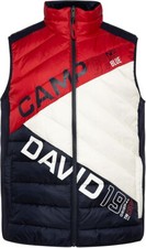 CAMP DAVID Weste Neu flight red Steppweste  M L 2XL 3XL