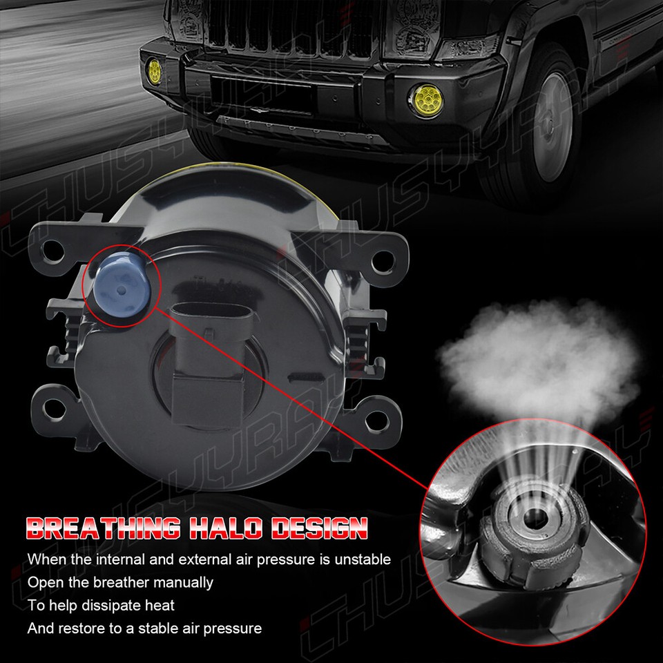 Yellow Lens Glass Fog Light Set Fit For 2002-2003 Subaru Impreza - Foto 4