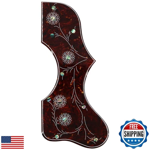 Domofa Acoustic Guitar Pickguard Thick Pick Guard for J200 SJ200 Acoustic Fol